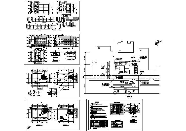 一套简单但经典的文化厅建筑施工图