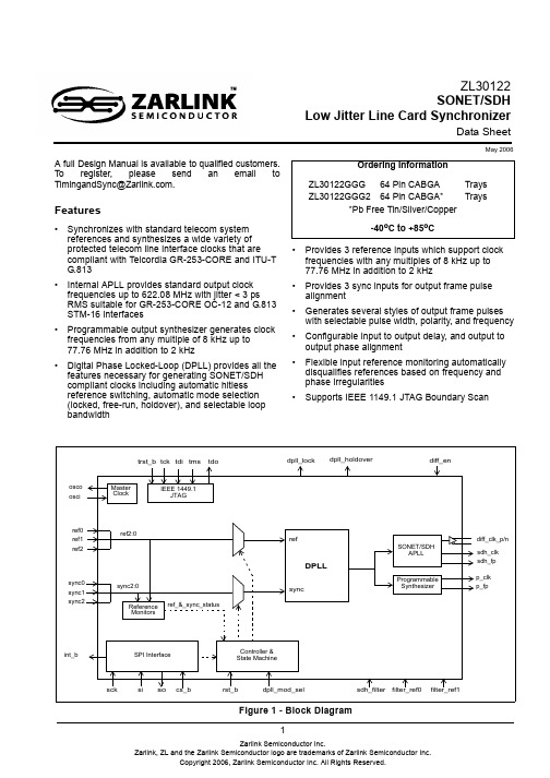 ZL30122GGG资料