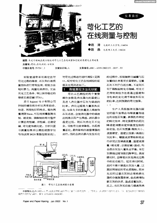 苛化工艺的在线测量与控制