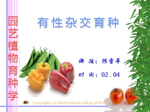 园艺植物育种学-文档资料