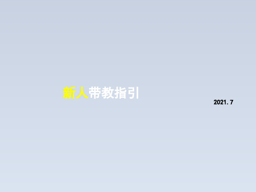 2024-同策地产顾问机构新人带教指引(新)