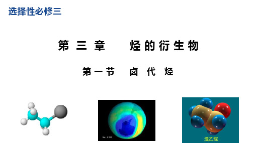 【高中化学】卤代烃 课件 2022-2023学年高二化学人教版(2019)选择性必修3