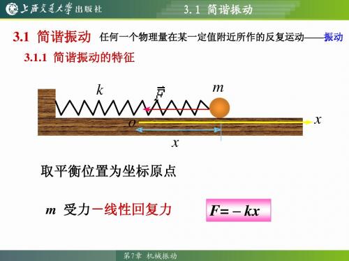 3.1 简谐振动