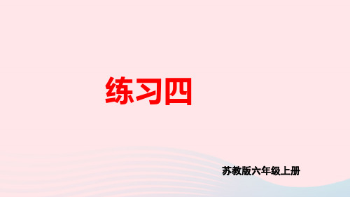 六年级数学上册一长方体和正方体练习四上课pptx课件苏教版