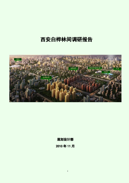 西安白桦林间调研报告