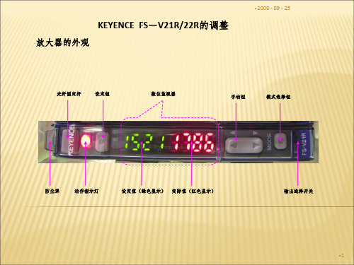 FS-V21r-光纤放大器PPT课件