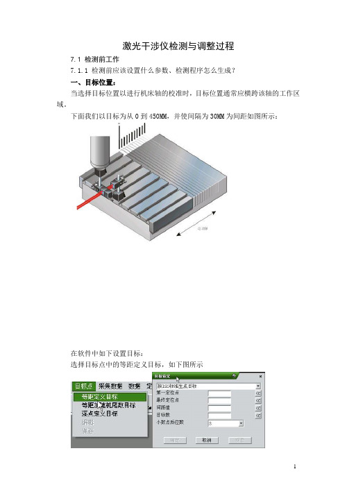 激光干涉仪检测与调整过程讲解