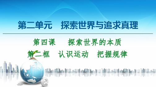 第4课 第2框 认识运动 把握规律-2020-2021学年高中政治人教版必修4 课件(共53张PPT)