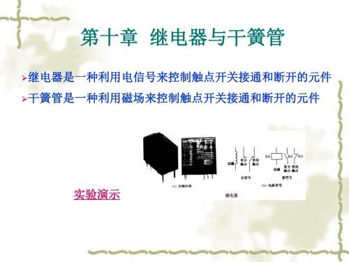 第十章继电器与干簧片