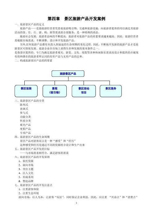 4 景区产品开发案例