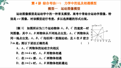 新高考物理二轮复习专题ppt_综合考法(一)力学中的追及相遇模型