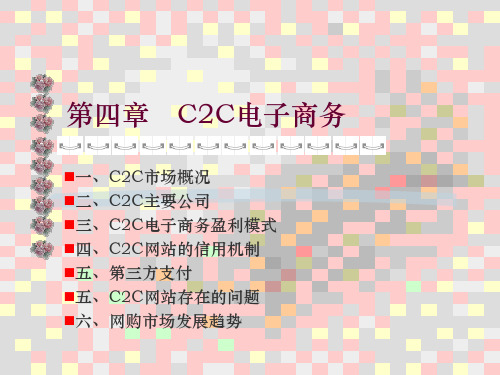 C2C电子商务PPT精