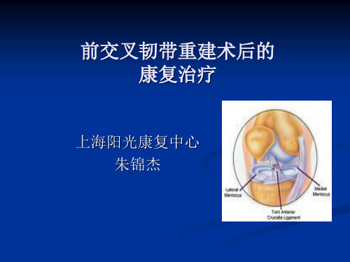 前交叉韧带重建术汇总