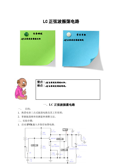 LC正弦波振荡电路