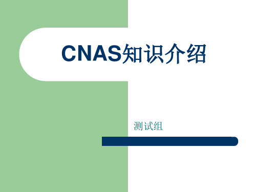 CNAS知识介绍