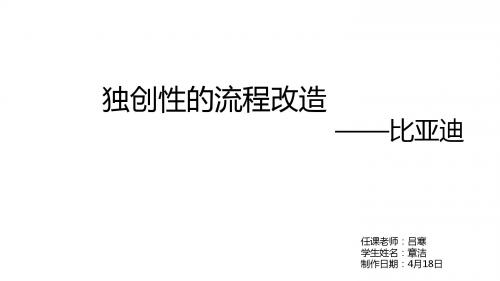 国际贸易、比亚迪、案例分析