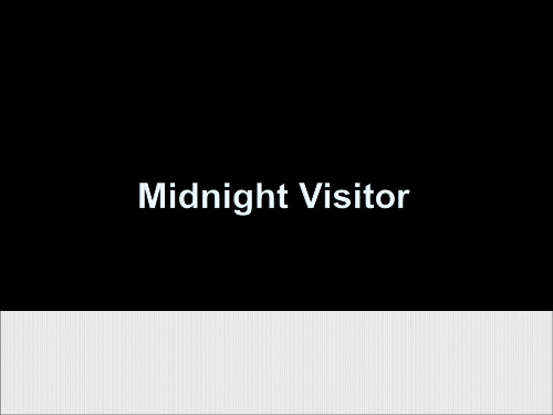 大学精读 Midnight Visitor课件