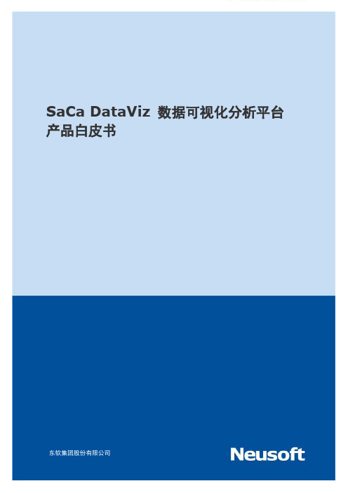 SaCaDataViz数据可视化分析平台白皮书