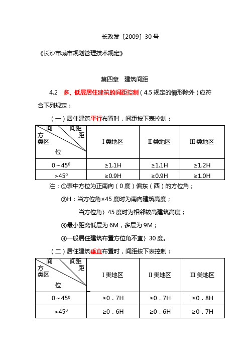 长沙规定(整理)