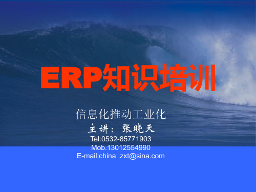 ERP基础知识培训讲义(ppt 190页)
