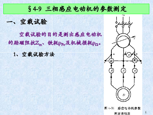 4.9三相感应电动机的参数测定