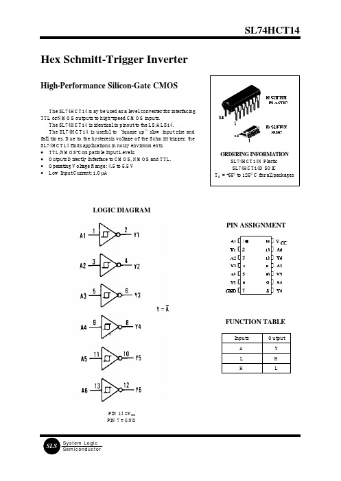 SL74HCT14资料