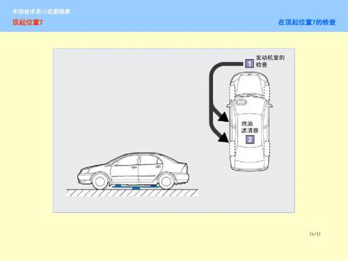 定期保养4(顶起位置7)