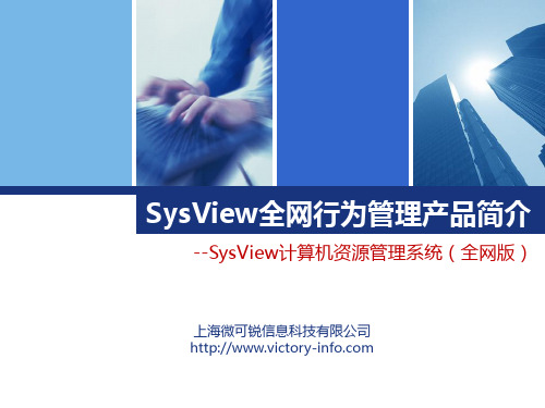 SysView计算机资源管理产品简介