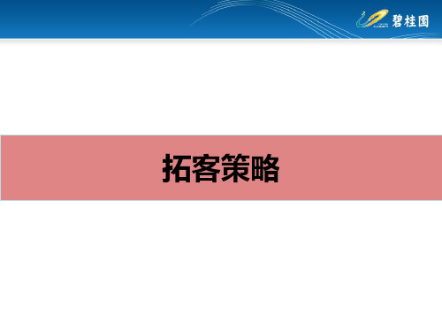 南平碧桂园拓客策略汇报