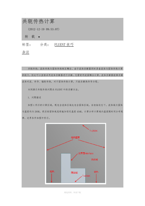 Ansys共轭传热分析实例