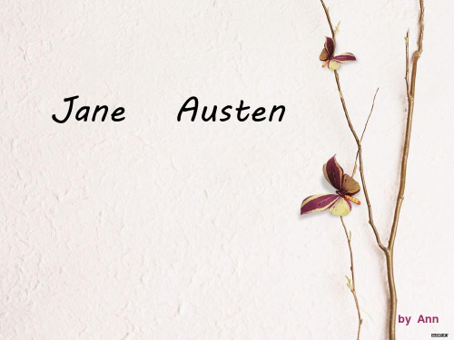 Jane Austen 个人简介