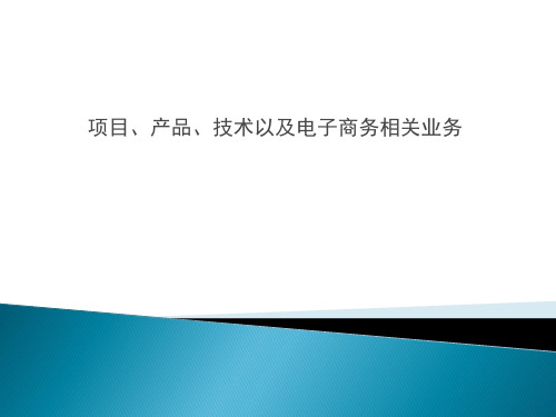 电子商务电商项目技术经验总结ppt课件