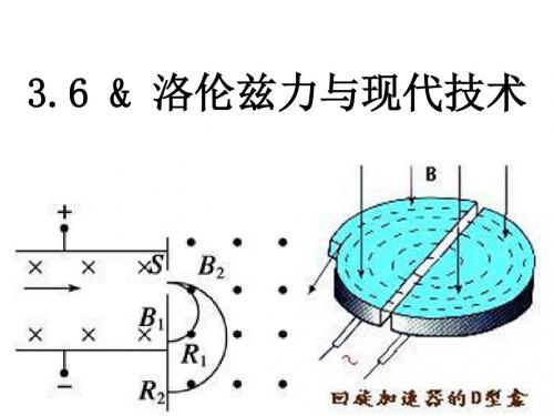 3.6洛伦兹力与现代技术