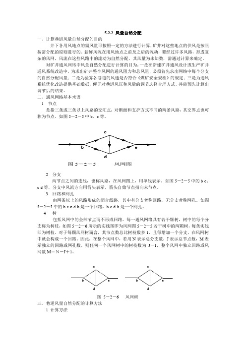 5.2.2 风量自然分配