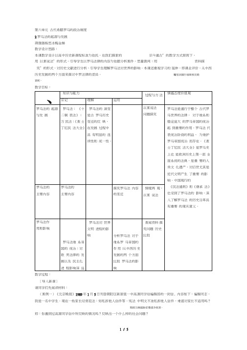 第六单元古代希腊罗马的政治制度[001]