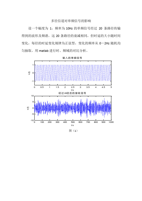 多径信道对信道的影响