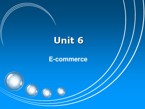 unit6 E-commerce