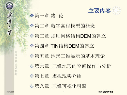 DEM分析与可视化-第1章63页PPT文档