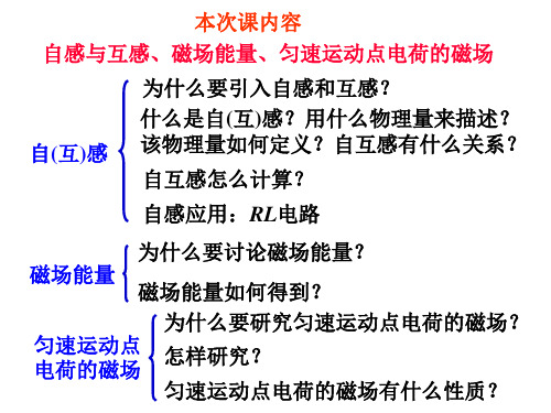 大学物理-6自感和互感