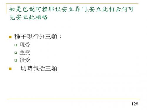 如是已说阿赖耶识安立异门,安立此相云何可见安立此相略