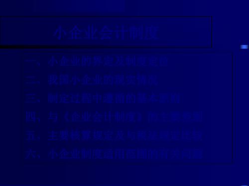 纺织小企业的会计制度(ppt 71页)