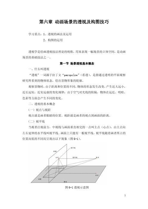 动画场景的透视及构图技巧