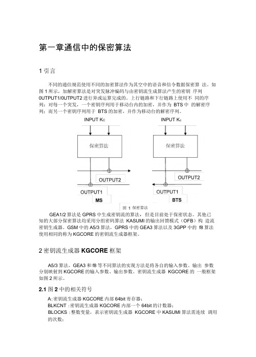 通信中保密算法