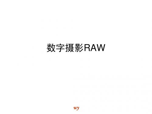 3数字摄影RAW-1