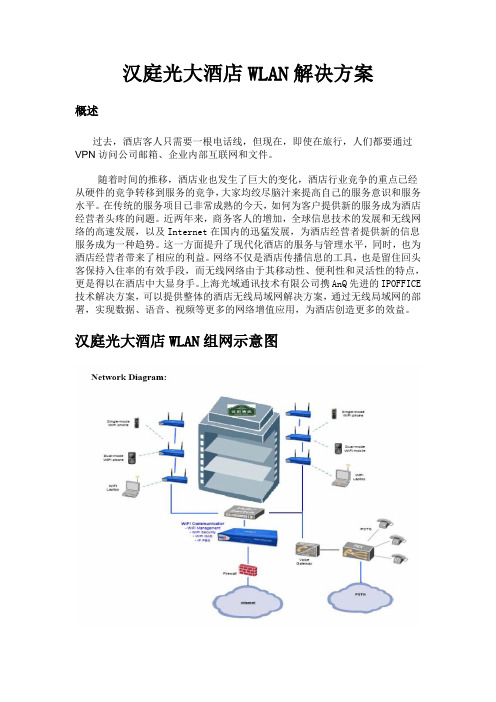 汉庭光大酒店WLAN解决方案