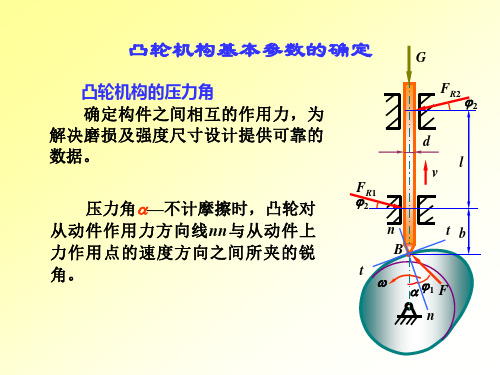 机械原理_凸轮机构基本参数设置