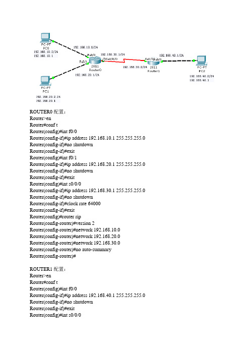 原程序(标准IP访问控制列表配置)