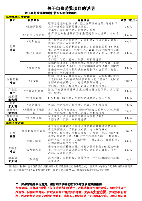 自费项目0129