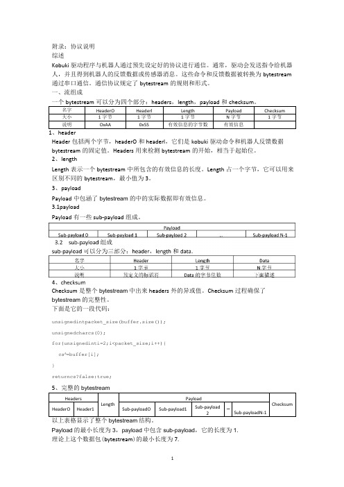 kobuki通信协议