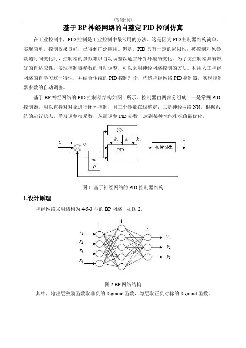 基于BP神经网络的自整定PID控制的MATLAB程序代码